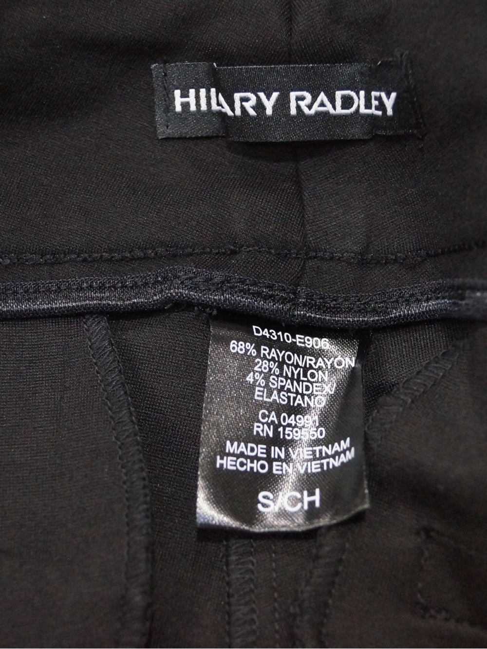 Hilary Radley Black Dress Pants Stretch Size S - Picture 5 of 9
